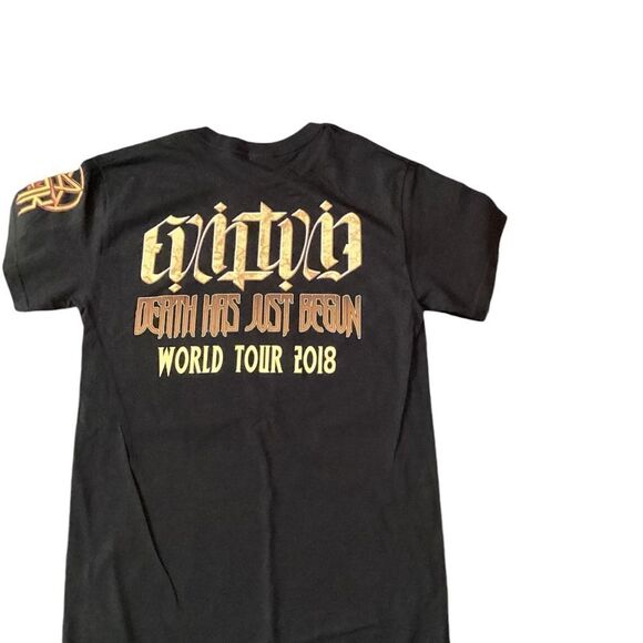 Anthrax North American Tour 2018 For All King Concert T-Shirt  Black Men's Small - Picture 2 of 2